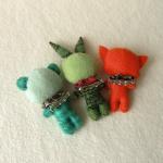 Bunny, Bear and Fox Brooch ..