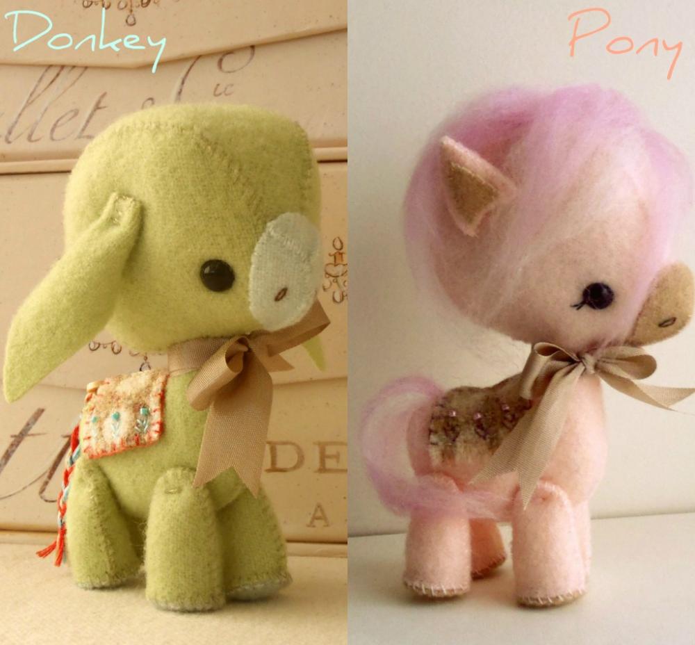Donkey and Pony pdf Pattern
