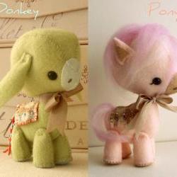 Donkey and Pony pdf Pattern