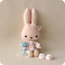 Bunnycup and Tedward pdf Pattern