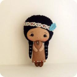 Native American Girl pdf Pattern