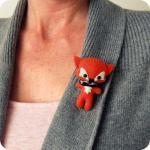 Fox Brooch pdf Pattern