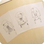 Set of Six Colour-Your-Own ..