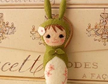 Babushka Bunny pdf Pattern, Babushka Pattern, Pattern, Doll Pattern